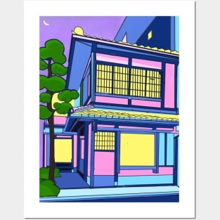 japan house Posters and Art